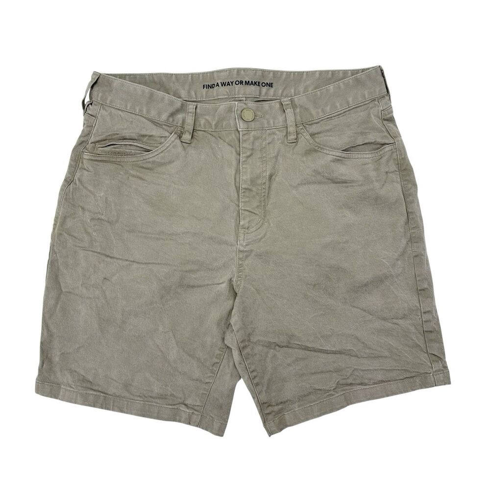 Rhone Shorts Mens Size 32 Gray 8” Inseam Stretch Casual Chino Flat Front‎ Summer